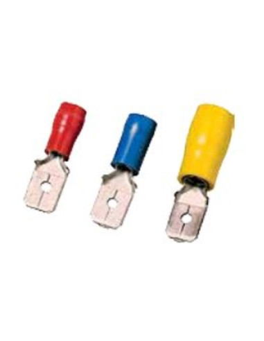 Faston maschio isolato rosso 2,8mm PVC