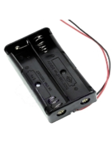 Portabatterie per 2 batterie 18650