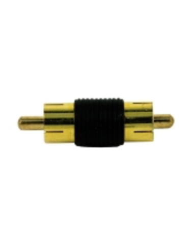 Adattatore rca M/M nero