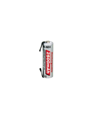 Batteria NiMH AA 1,2V 2500mAh con lamelle skb 48,4x14,5mm