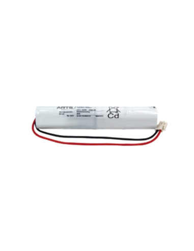 Pacco batterie 4x D 4,8V 4000mAh + molex alta temperatura a tubo