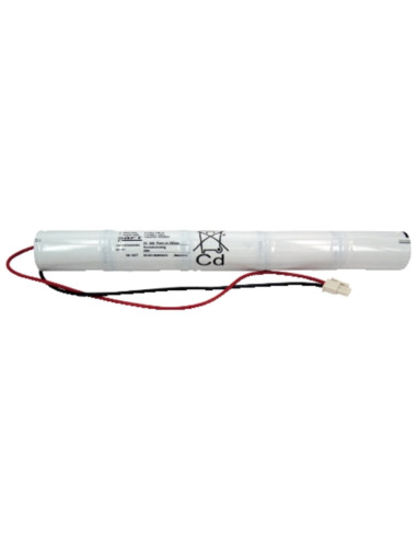 Pack batteria 5xd 6V 4Ah tubo hi-temp 36,5x308mm cavo+molex 300mm