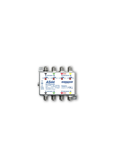 Amplificatore 4 in 4 out equalizzato AS44