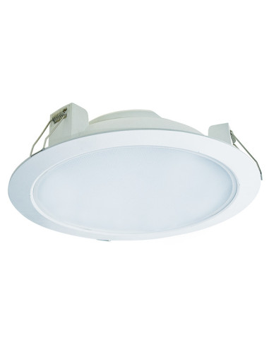 Faretto LED wide flood slim incasso 15w 120° 4000k lm1080 155x60mm foro: 139mm