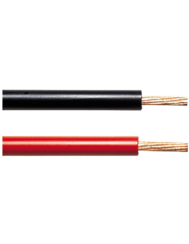 Cavo unipolare flessibile 1x6 nero max 50vcc