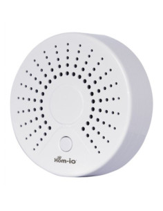 Sensore fumo e temperatura hom-io Wi-Fi compatibile alexa...