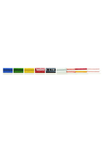 Cavo piattina schermato 2x 0,14mm² divisibile nero