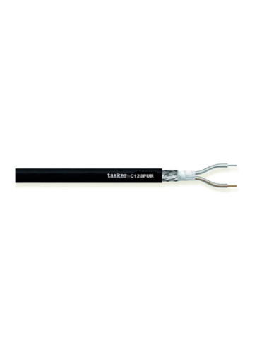 Cavo 2x 0,35mm² microfonico guaina esterno halogen free e flame retardant