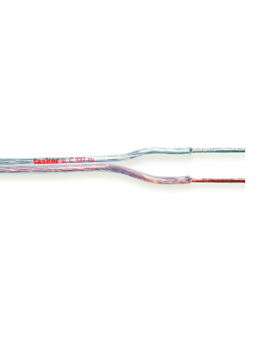 Cavo piattina trasparente 2x1,50mm² divisibile
