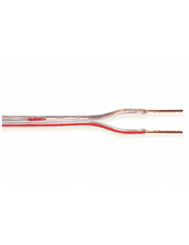 Cavo piattina trasparente 2x 0,50mm² cca