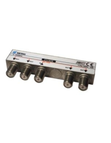Divisore 5 uscite -10 db conn. f