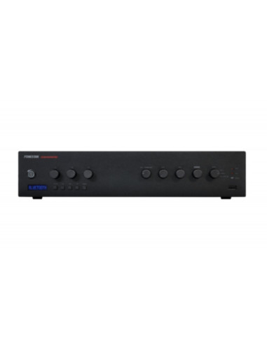 Mixer Amplificato 120W 3 zone 4Ohm 100V con lettore Bluettoth/USB/FM