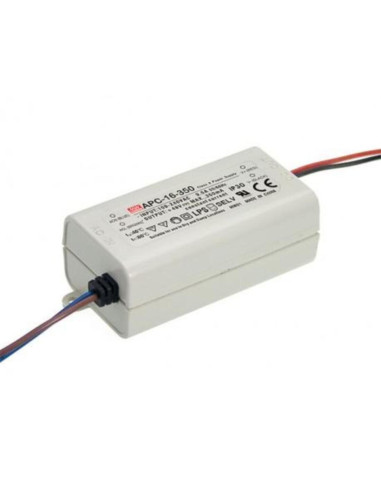 Alimentatore AC/DC enclosed LED 16W corrente costante 700mA 9-24VDC