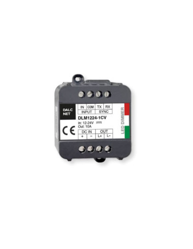 Led dimmer+fader+driver 1ch constant voltage input 12-24VDC output 1x10a