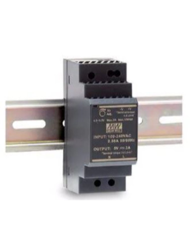 AC/DC ultra slim step shape din rail 30w 85/264VAC 5VDC 3A