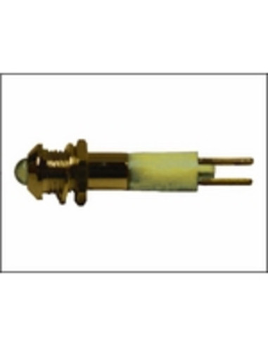 Led  5mm sporgente blu  12 V dc
