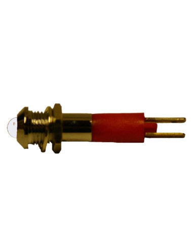 Led  5mm sporgente rosso alta efficienza 48 V dc