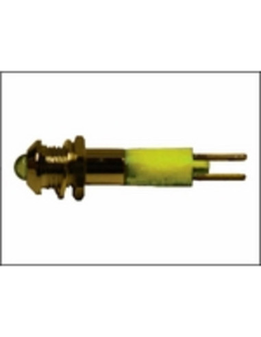 Led  5mm bidirezionale sporgente giallo 48 V AC/DC