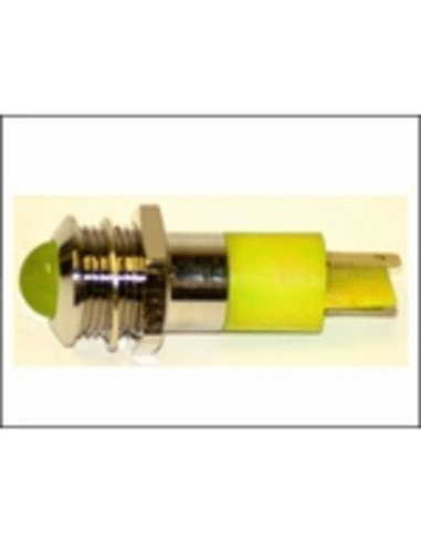 Led 10mm giallo 110 V AC/DC