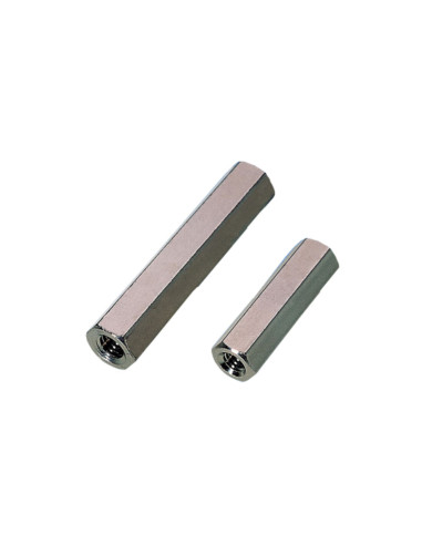 Distanziale f/f M3 18mm ottone nichelato