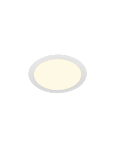 Senser in 24 int LED incasso bianco plafone rotondo