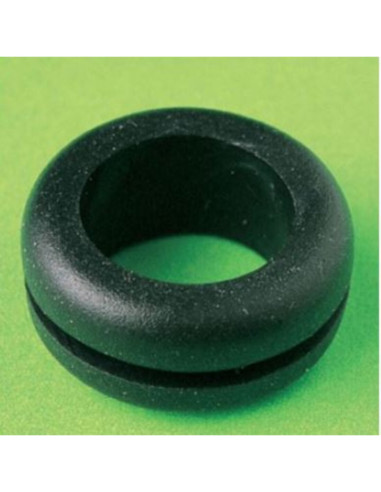 Passacavo standard PVC nero h.7mm ⌀17mm - foro ⌀8mm