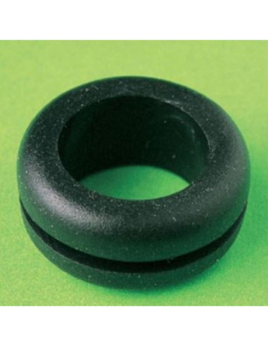 Passacavo standard PVC nero h.9mm ⌀20mm - foro ⌀13mm