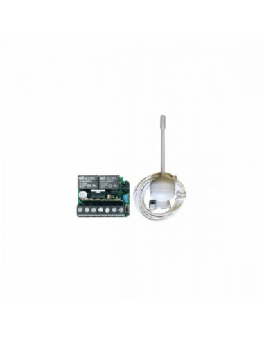 Ricevente radio 12/24v AC/DC 2ch max 3A 24/120v monostabile - bistabile