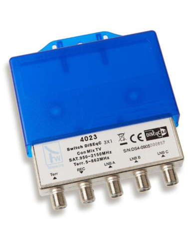 Switch diseqc  3 input 1 ouput cavo 6/7 mm serie vecchia