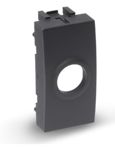 Plastica compatibile ABB Mylos scura Velvet singolo frutto