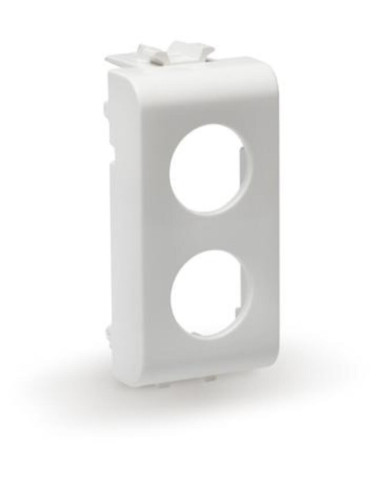 Plastica compatibile Gewiss Chorus bianca per presa demix