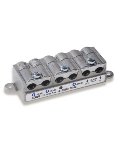 Mini derivatore induttivo 3 out -20db 4/2200MHz
