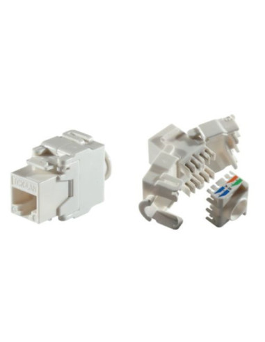 Presa RJ45 UTP bianca Cat.6 toolless