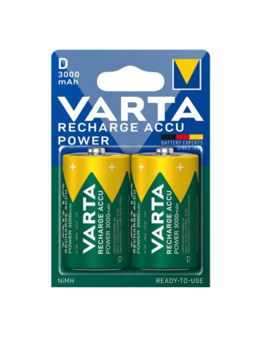 Batteria ricaricabile D NiMH 3000mAh blister 2pz