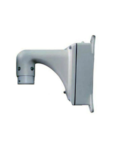 Staffa da parete con box alloggiamento alimentatore per speed dome IP