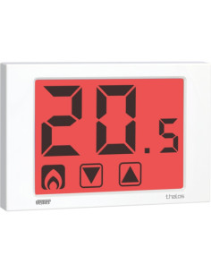 Termostato digitale da parete 230vac  bianco