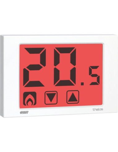 Termostato digitale da parete 230vac  bianco