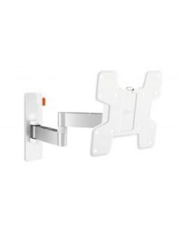 Supporto TV universale 19"÷37" max 15kg ruotabile 10°÷80° bianco
