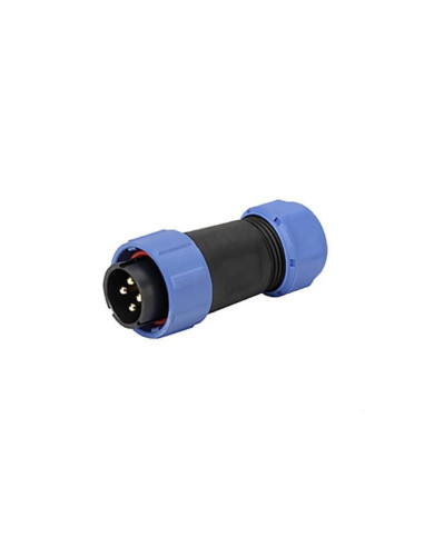 Spina volante 4 poli ø1.6mm contatti 13a 250 VAC AWG 14, serie sp13 ip68