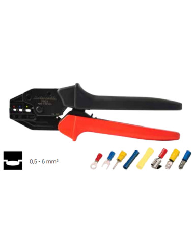 Pressa meccanica per capicorda isolati 0,5 - 6mm² lose