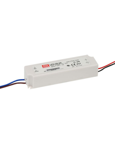 Alimentatore AC/DC enclosed LED 35W, 12vout single