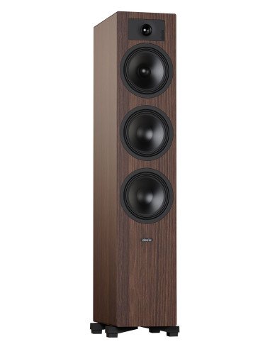 Coppia diffusori Indiana Line 3 vie da pavimento colore legno