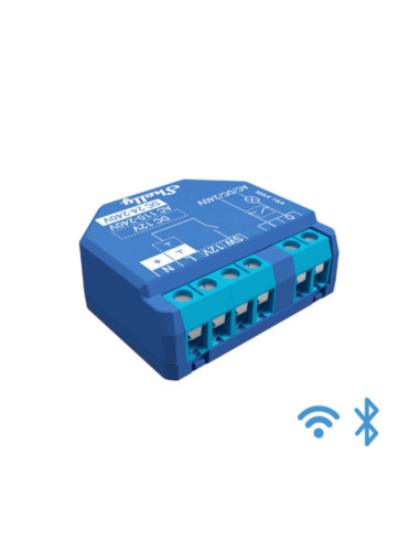 Smart Rele' 220Vac 12/24/48Vdc 16A Wi-Fi Bluetooth con contatto pulito