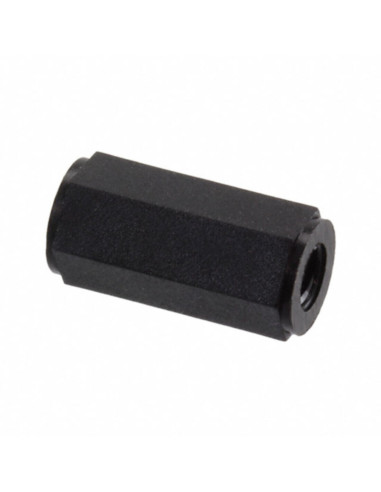 Distanziale esagonale M2,5 FF 12mm poliamide nero