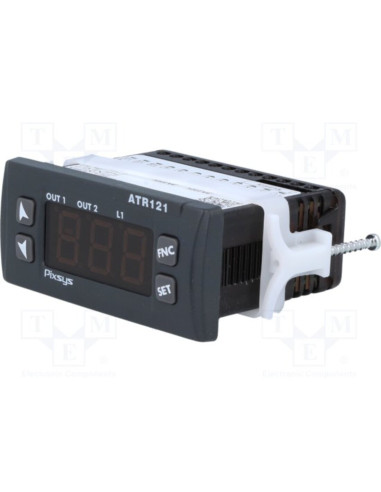 Termoregolatore doppio setpoint 3digit ing. an. univ. 2rele' + ssr 230V ac