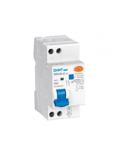 Magnetotermico differenziale 4,5kA 1p+N 10A 30mA Curva C Tipo A