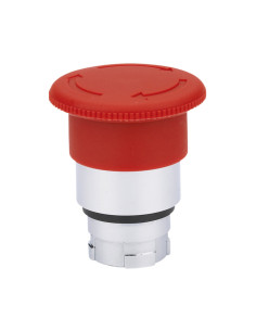 Pulsante metallico a fungo con sgancio a rotazione ø40 mm...