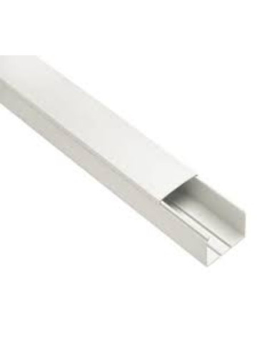 Minicanale cop. front. 30x10 bianco 2sco mp.