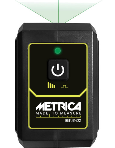 Livella laser a batterie (2xAA) portata 15m con precisione 3mm
