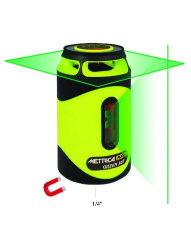 Livella laser ricaricabile portata 40m con precisione 3mm 360°